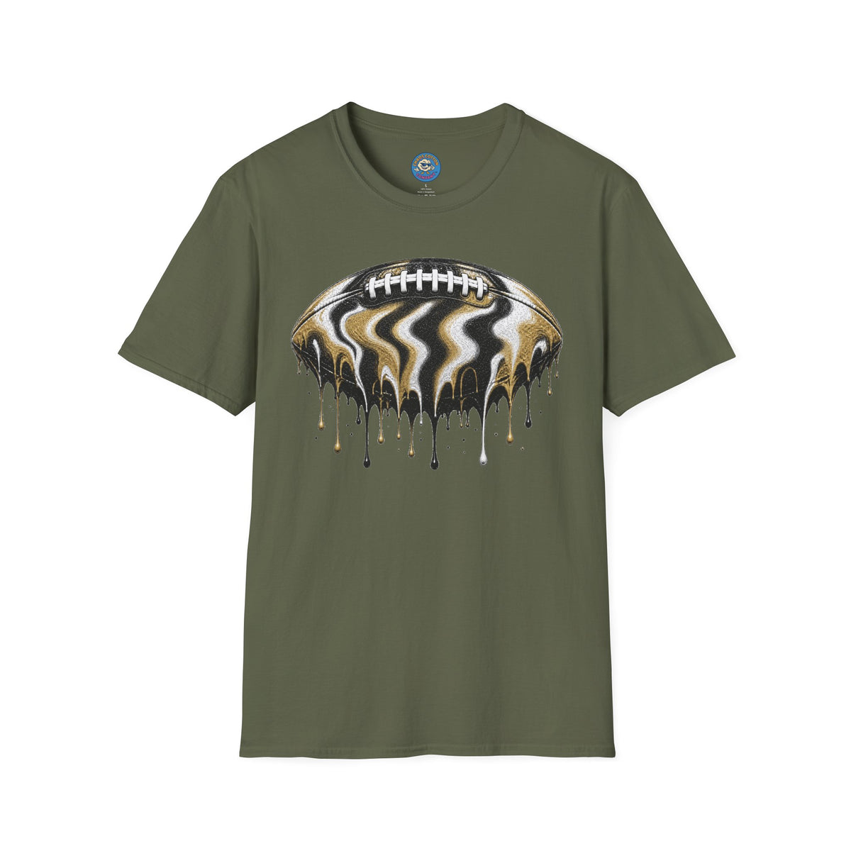 Vanderbilt Commodores Drip Football T-Shirt