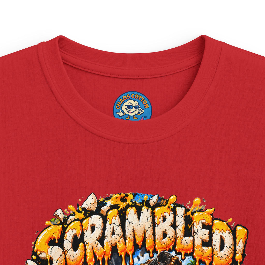 Greg the Egg "Scrambled Dinosaur" Kids T-Shirt