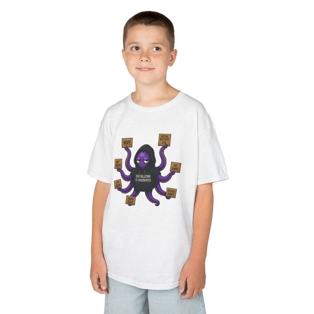 Anti-Social Octopus Kid's T-Shirt