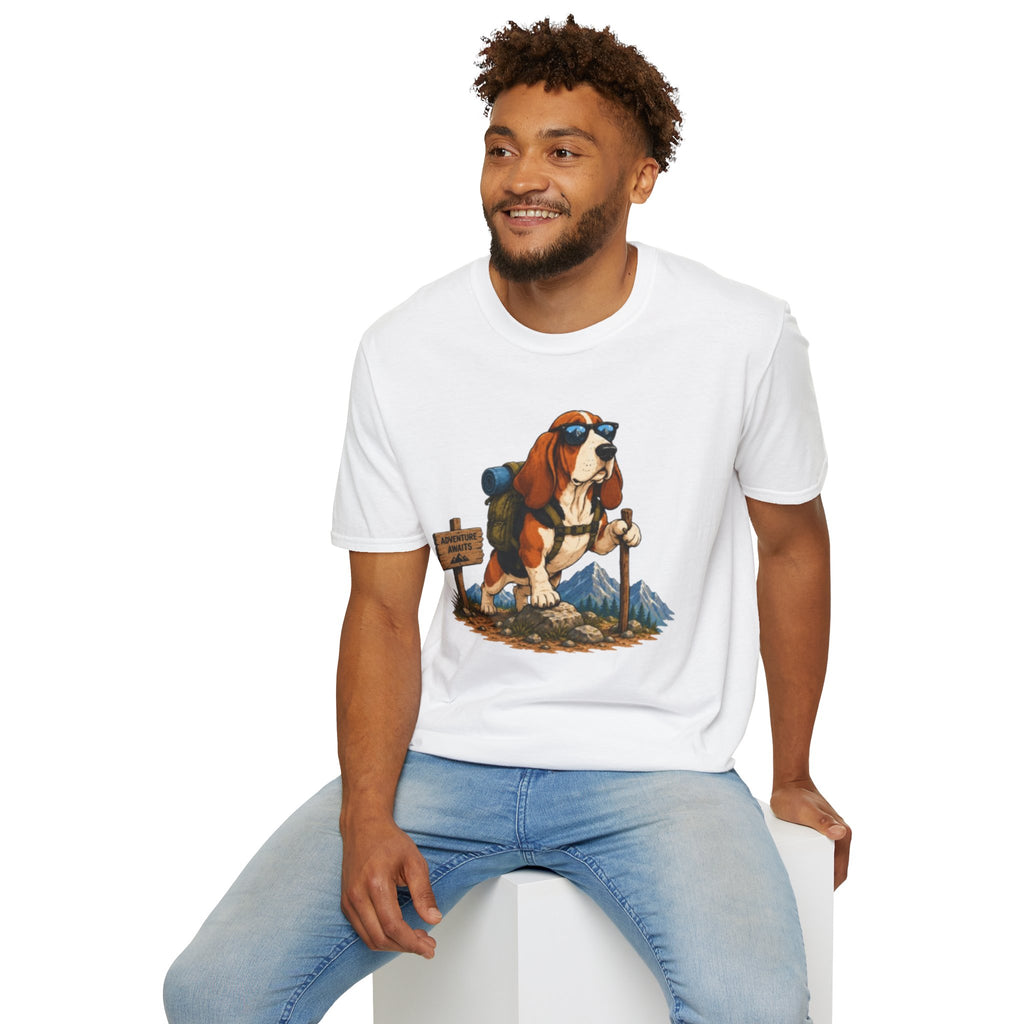 Hiking Basset Hound T-Shirt
