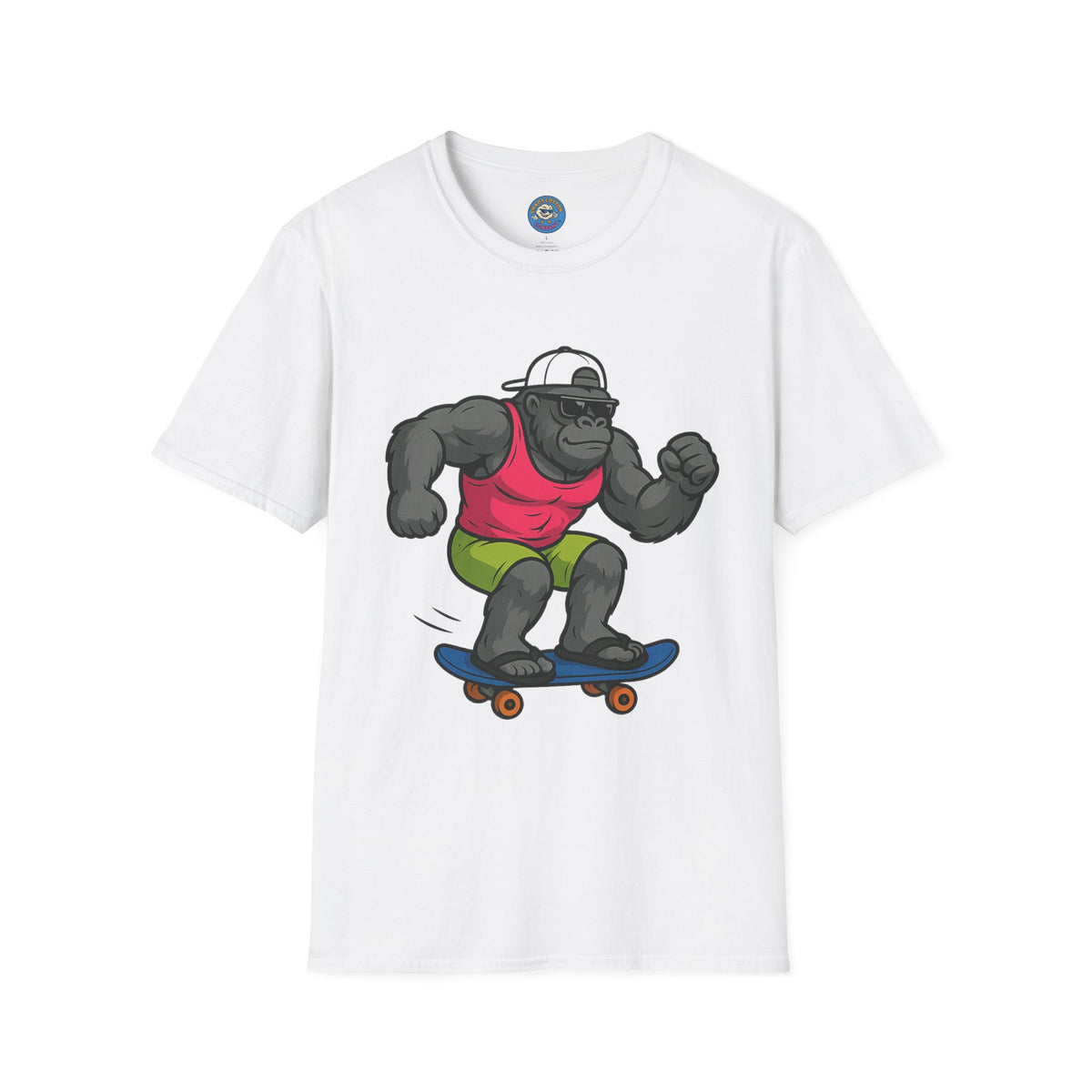 Skateboarding Gorilla T-Shirt