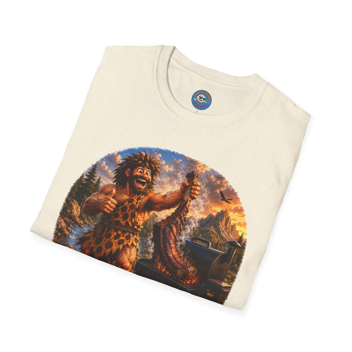 Caveman Grilling T-Shirt