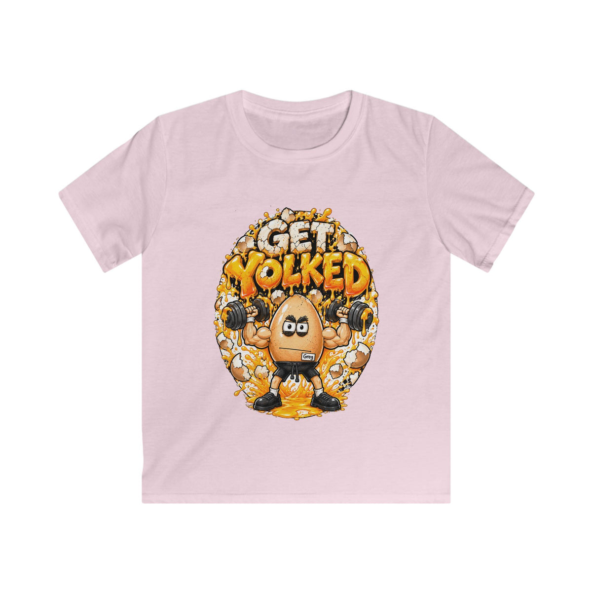 Greg the Egg "Get Yolked" Kids T-Shirt