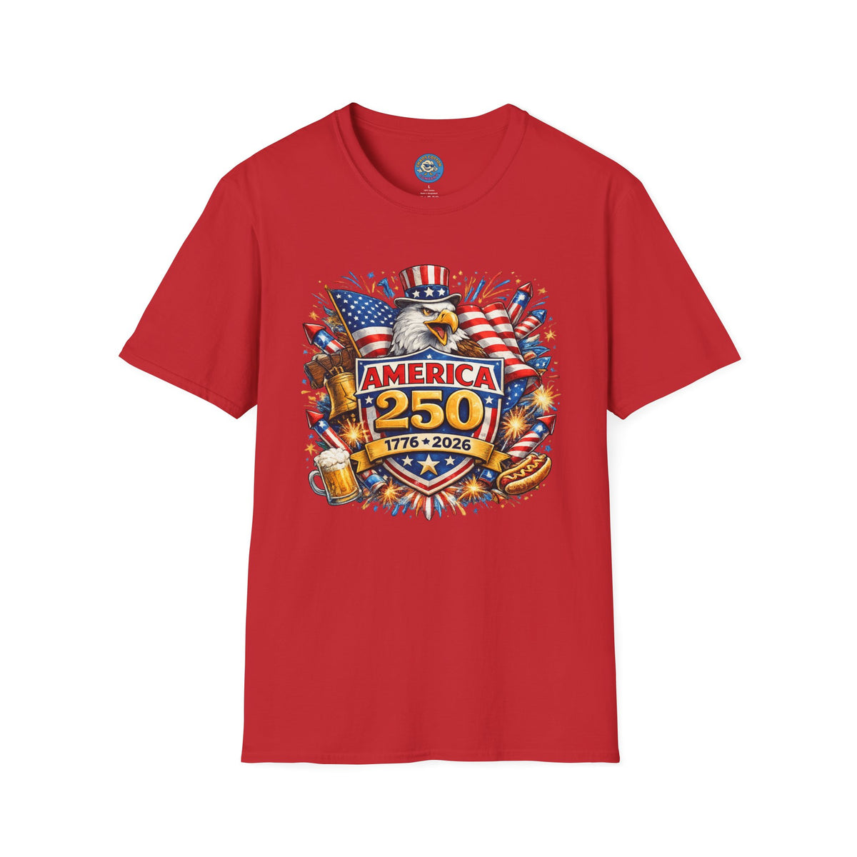 1776-2026 America 250 Patriotic T-Shirt