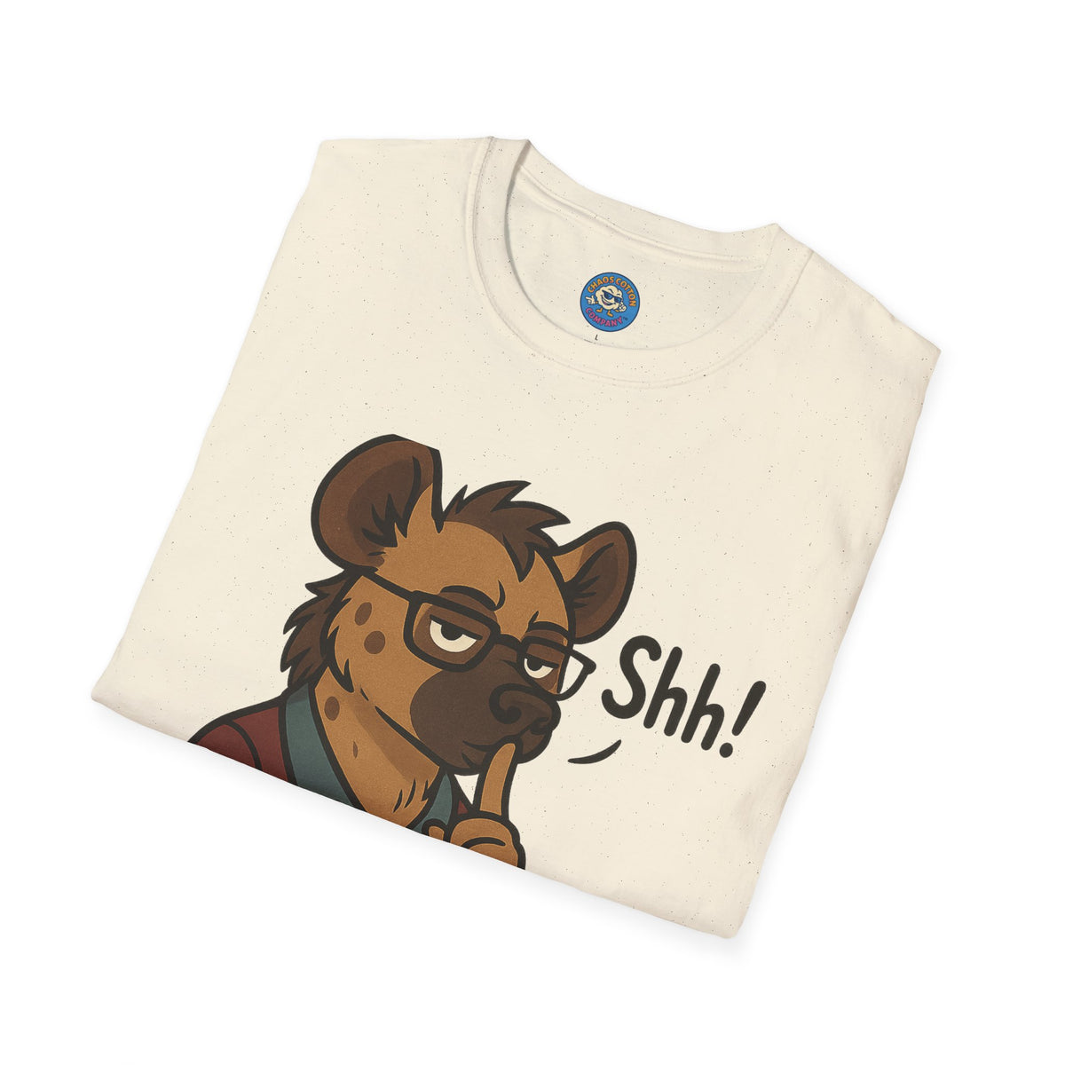 The Quiet Hyena Librarian T-Shirt