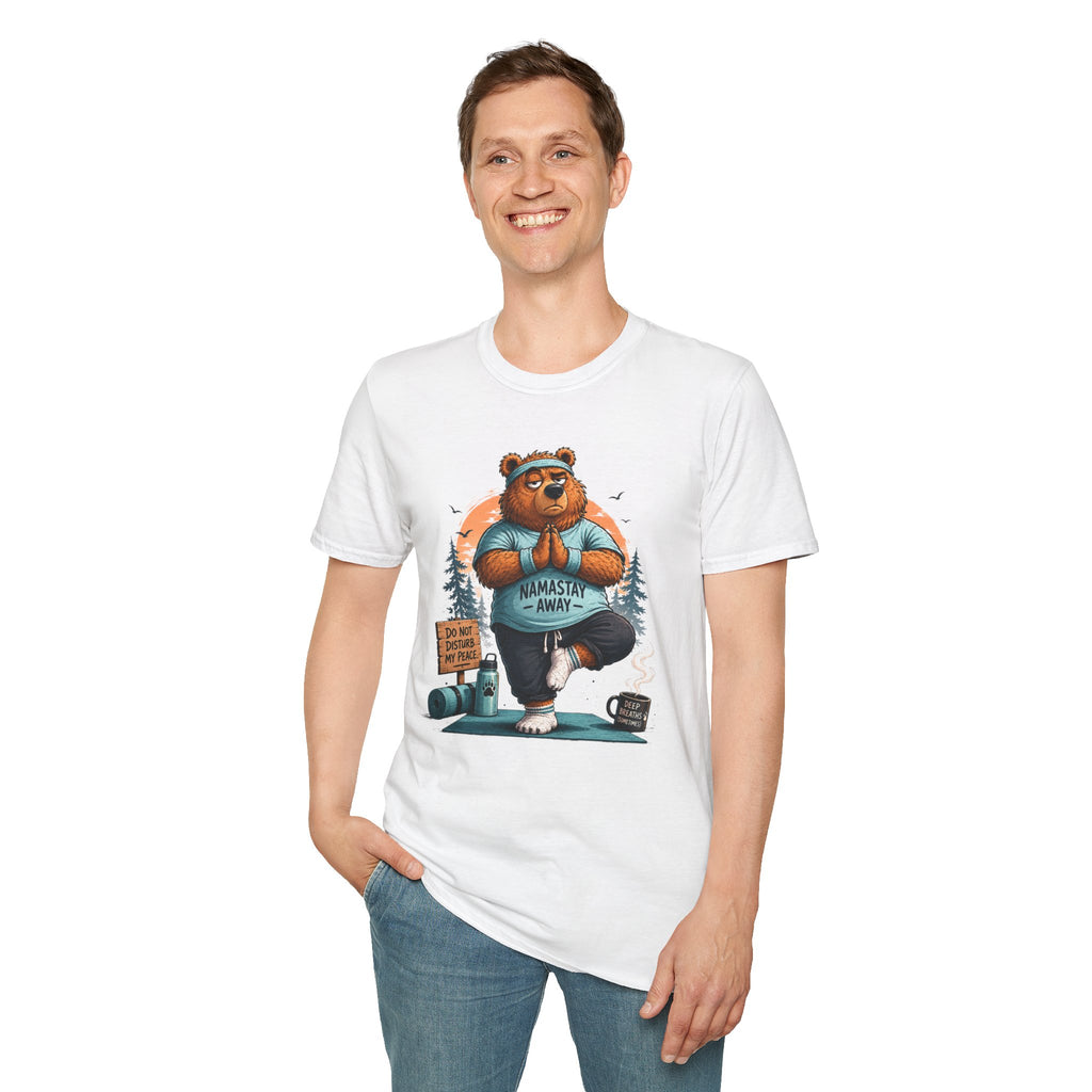 Namastay Away Bear Yoga T-Shirt