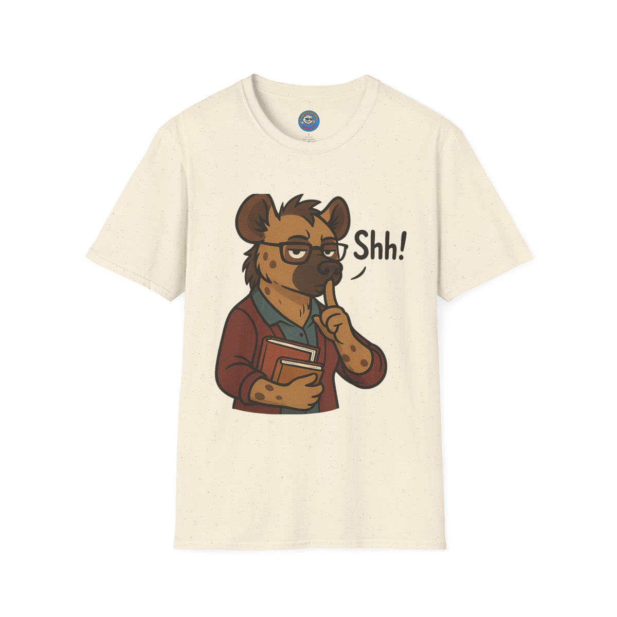 The Quiet Hyena Librarian T-Shirt