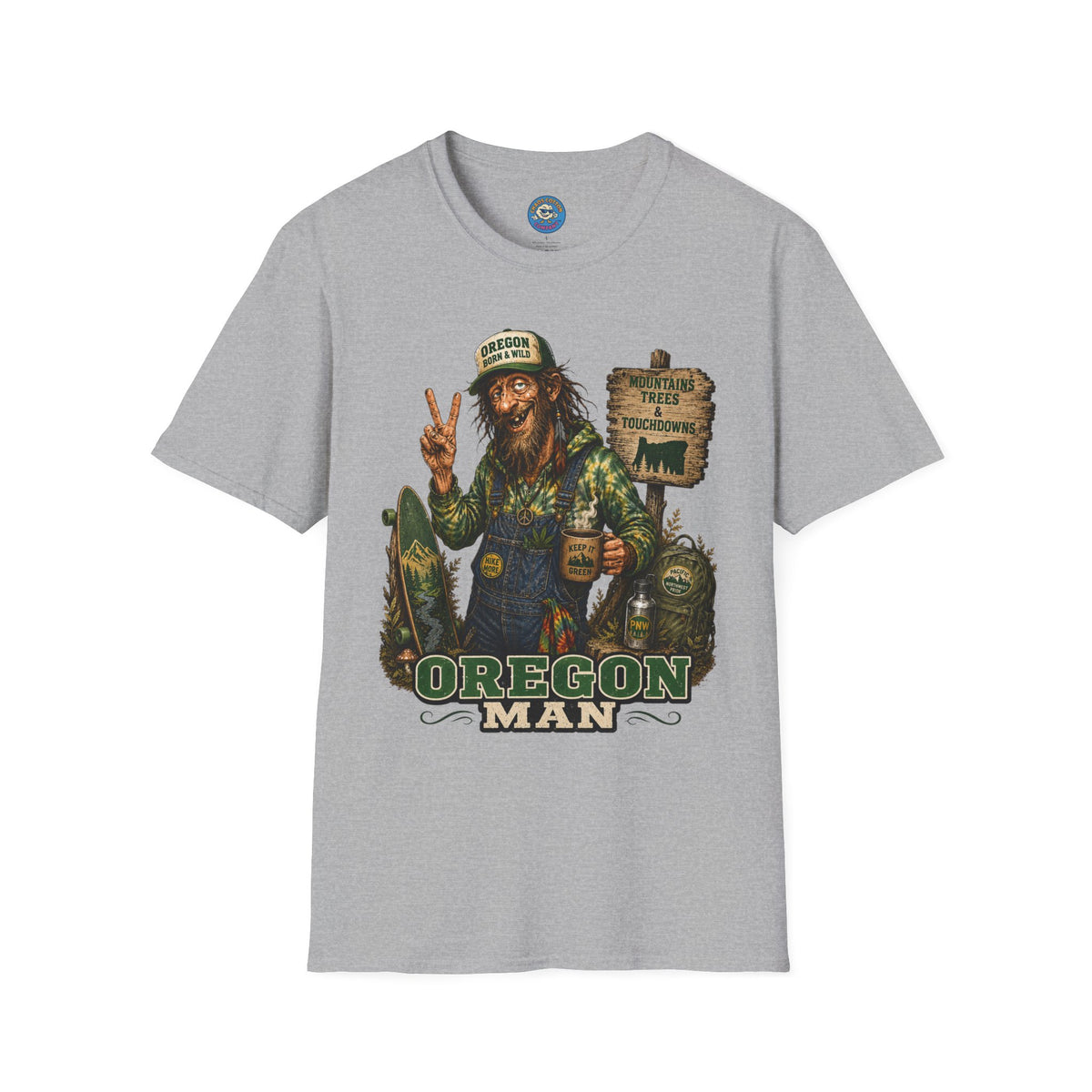 The Oregon Man Graphic T-Shirt