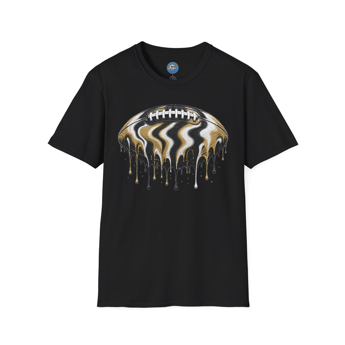 Vanderbilt Commodores Drip Football T-Shirt