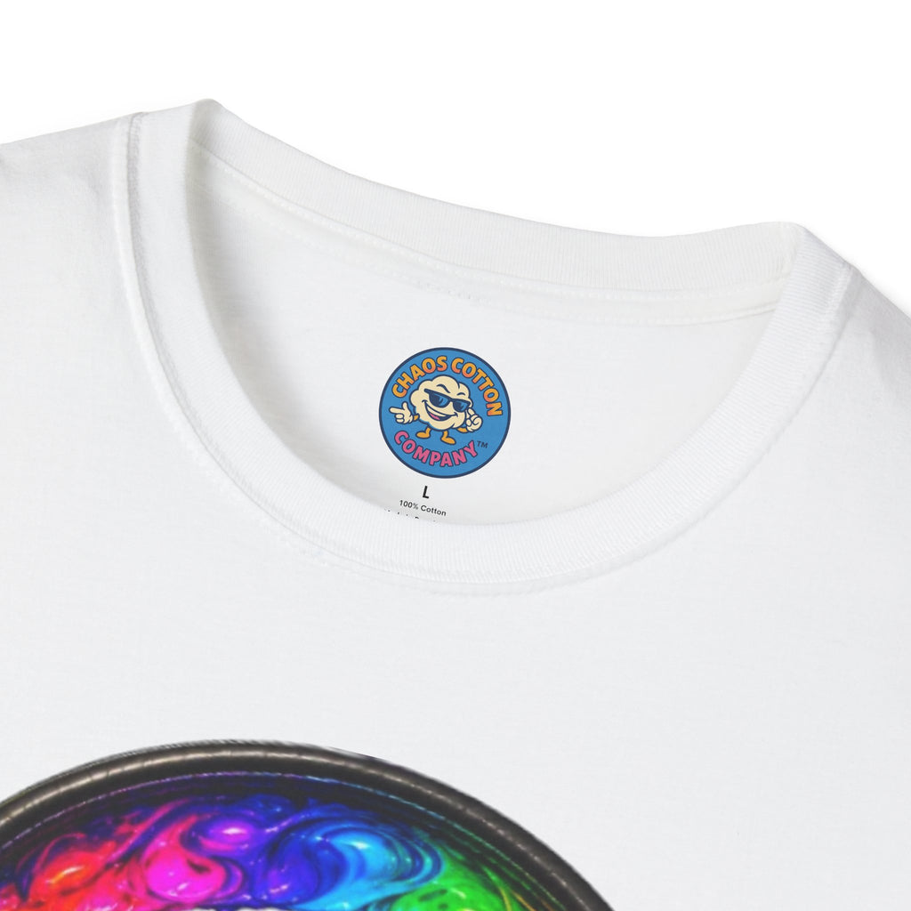 Rainbow Drip Headphones T-Shirt