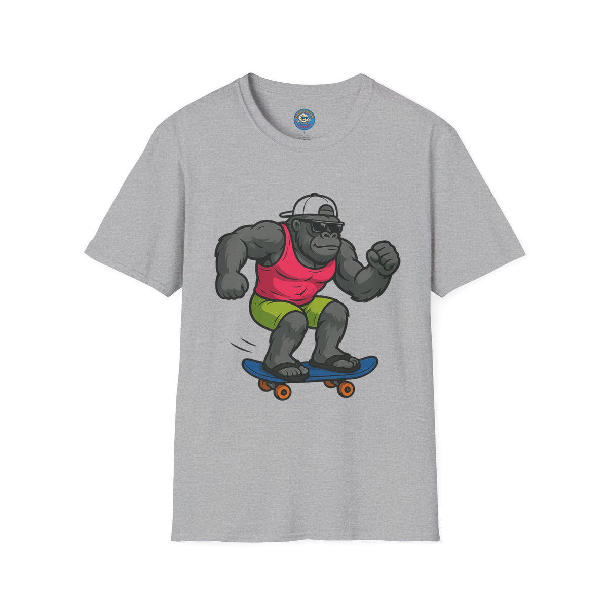 Skateboarding Gorilla T-Shirt