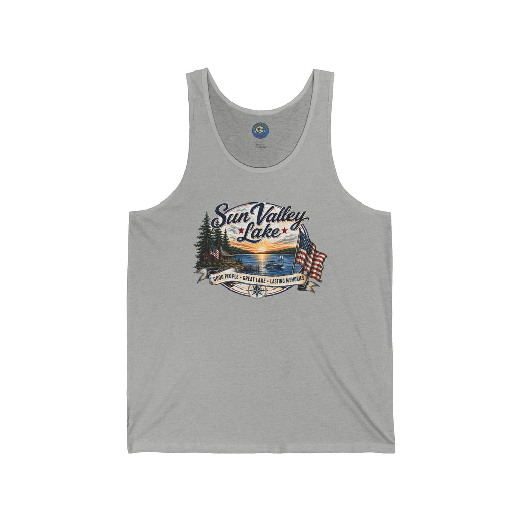 Sun Valley Lake Unisex Tank Top