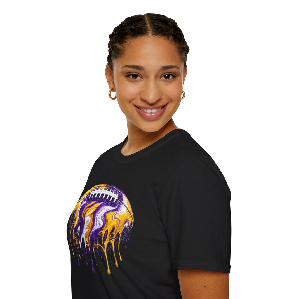 LSU Football Drip T-Shirt