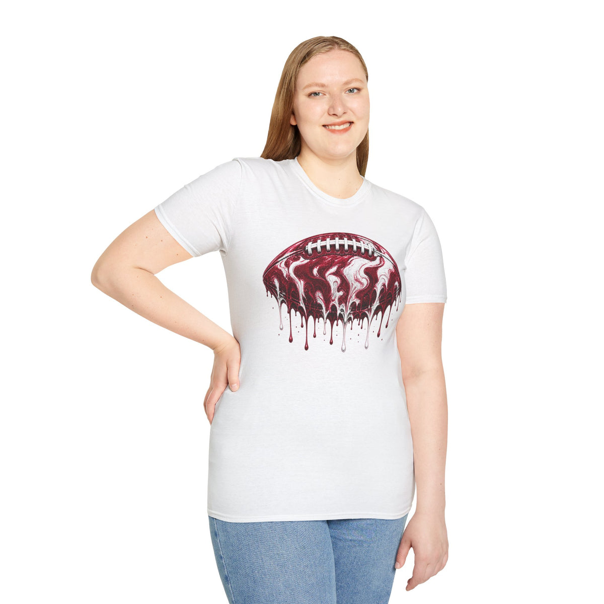 Alabama Crimson Tide Football Drip T-Shirt