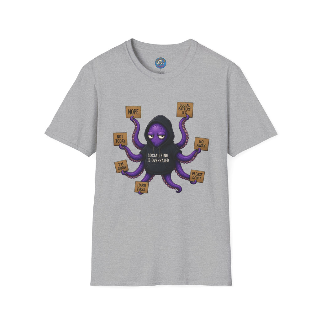Anti-Social Introvert Octopus T-Shirt