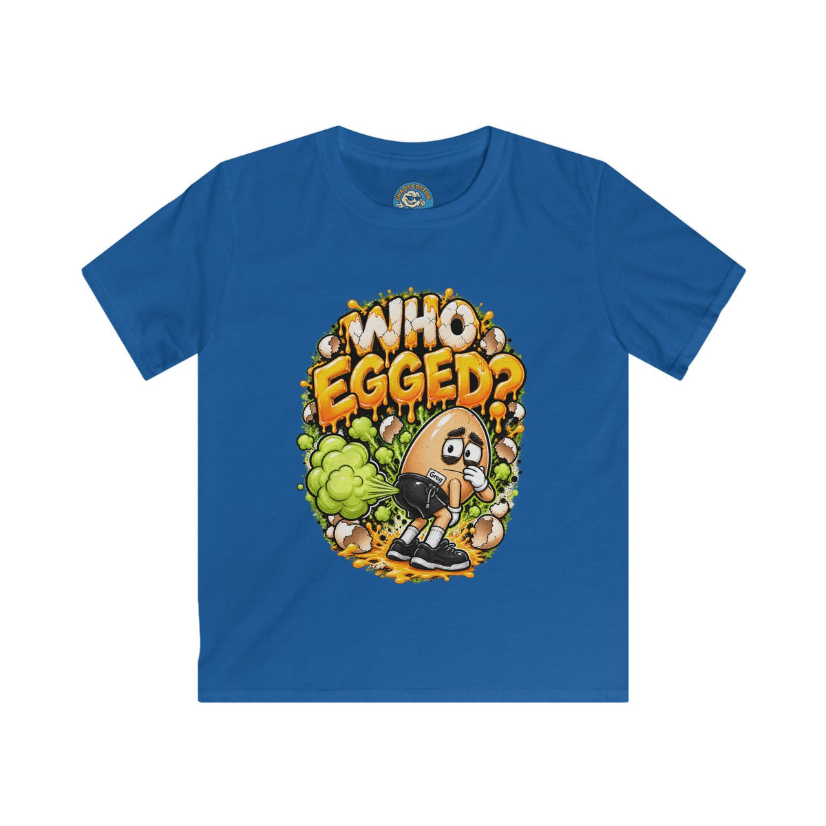 Greg the Egg "Who Egged" Kids T-Shirt