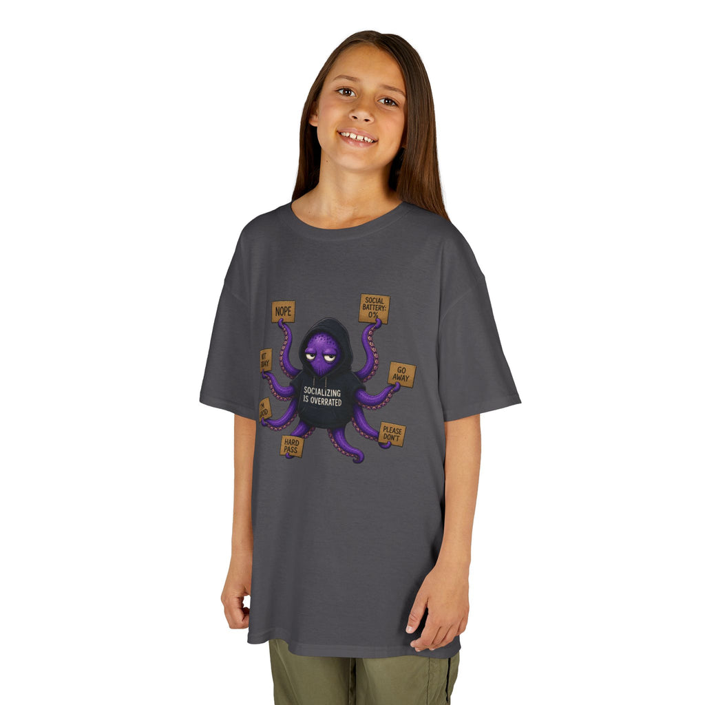Anti-Social Octopus Kid's T-Shirt