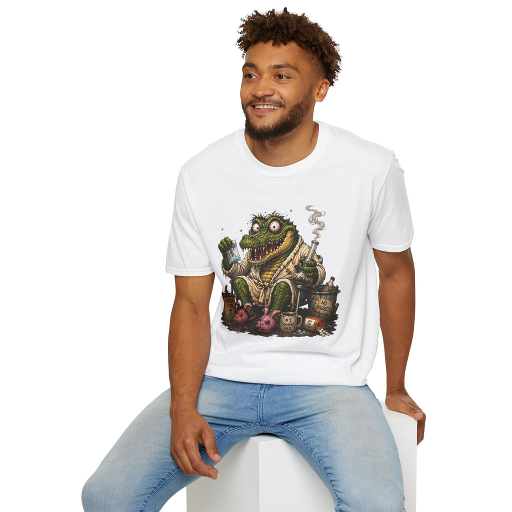 Gator Monster Smoking Pipe T-Shirt