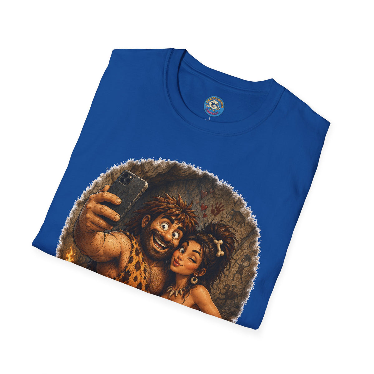 Caveman Couple Selfie T-Shirt