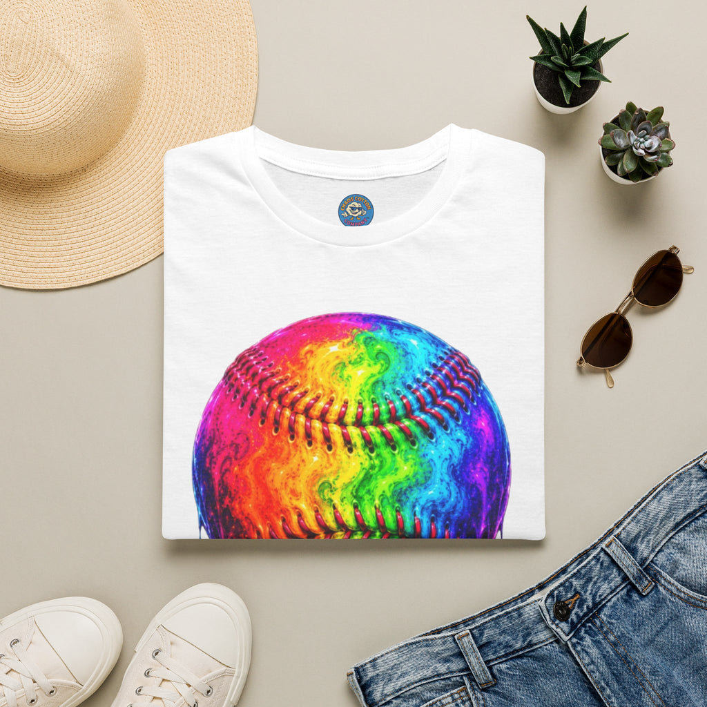 Rainbow Drip Baseball T-Shirt