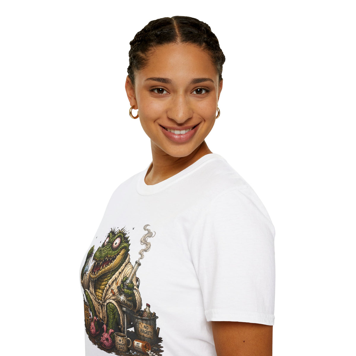Gator Monster Smoking Pipe T-Shirt