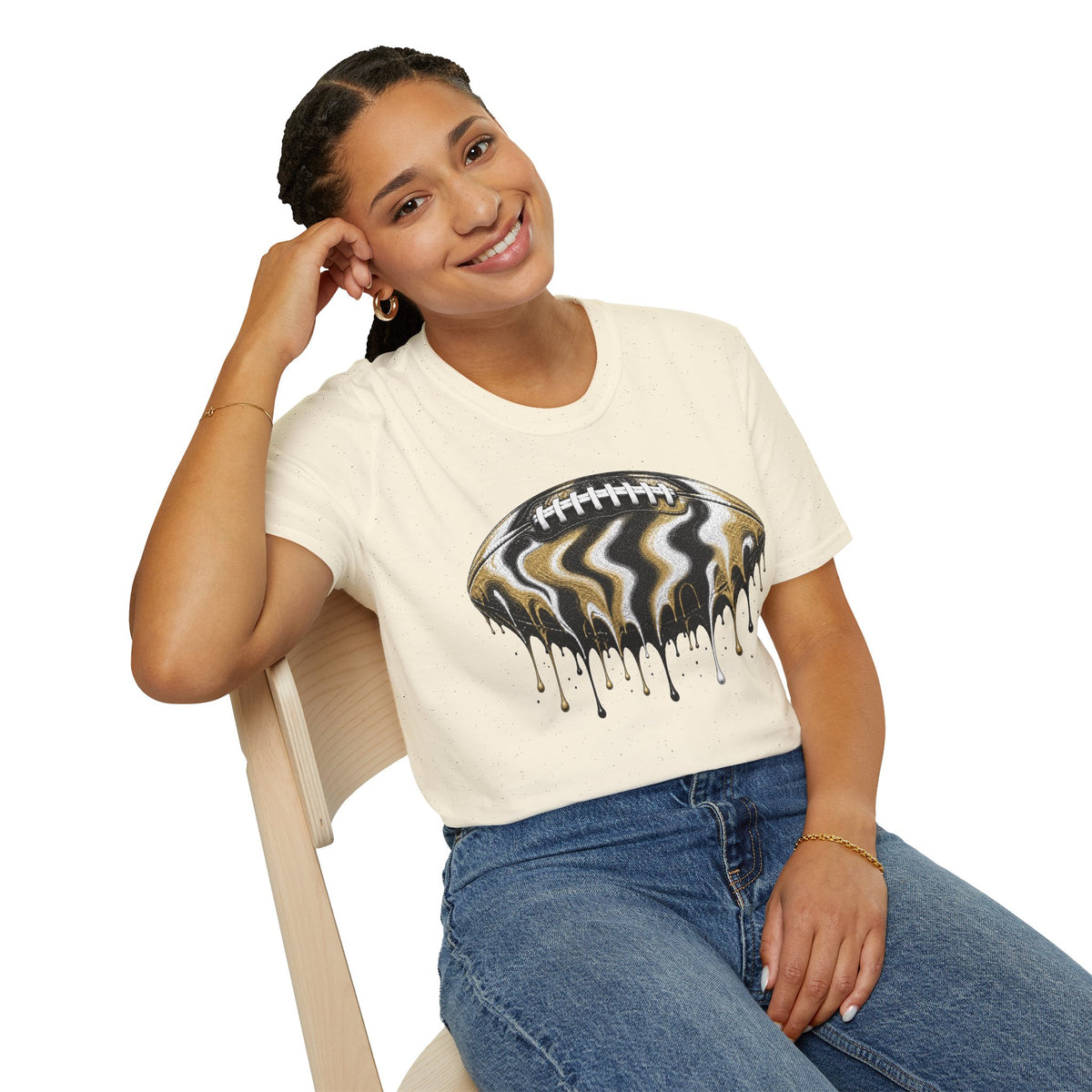 Vanderbilt Commodores Drip Football T-Shirt