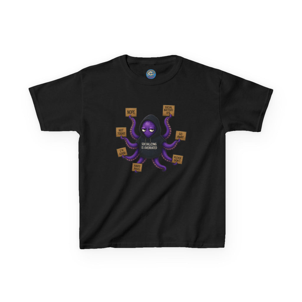 Anti-Social Octopus Kid's T-Shirt