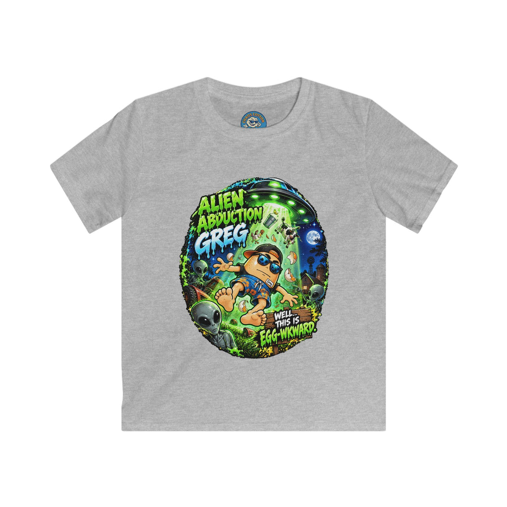 Greg the Egg "Alien Abduction" Kids T-Shirt