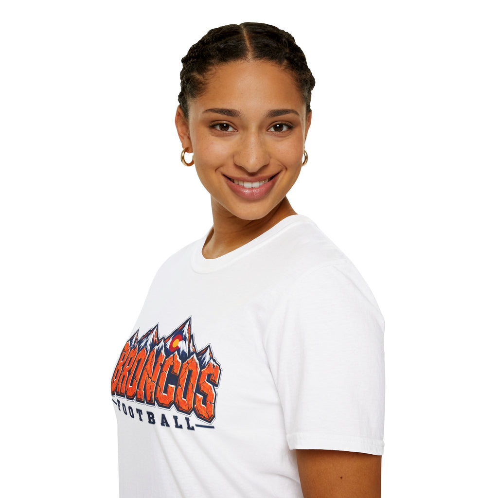 Broncos Football Mountain T-Shirt (V4)