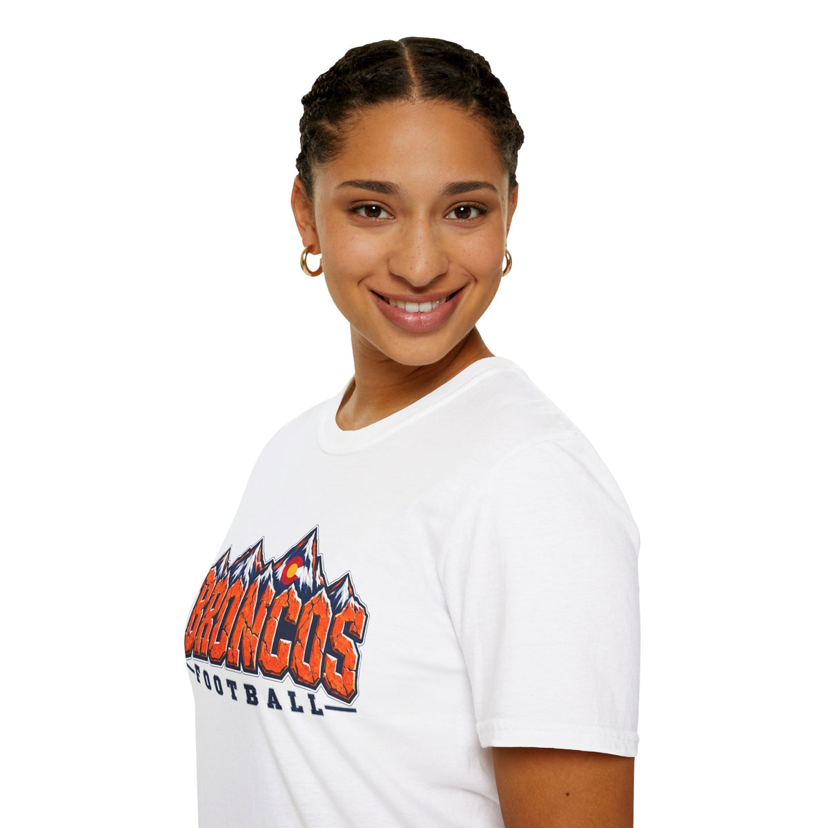 Broncos Football Mountain T-Shirt (V4)
