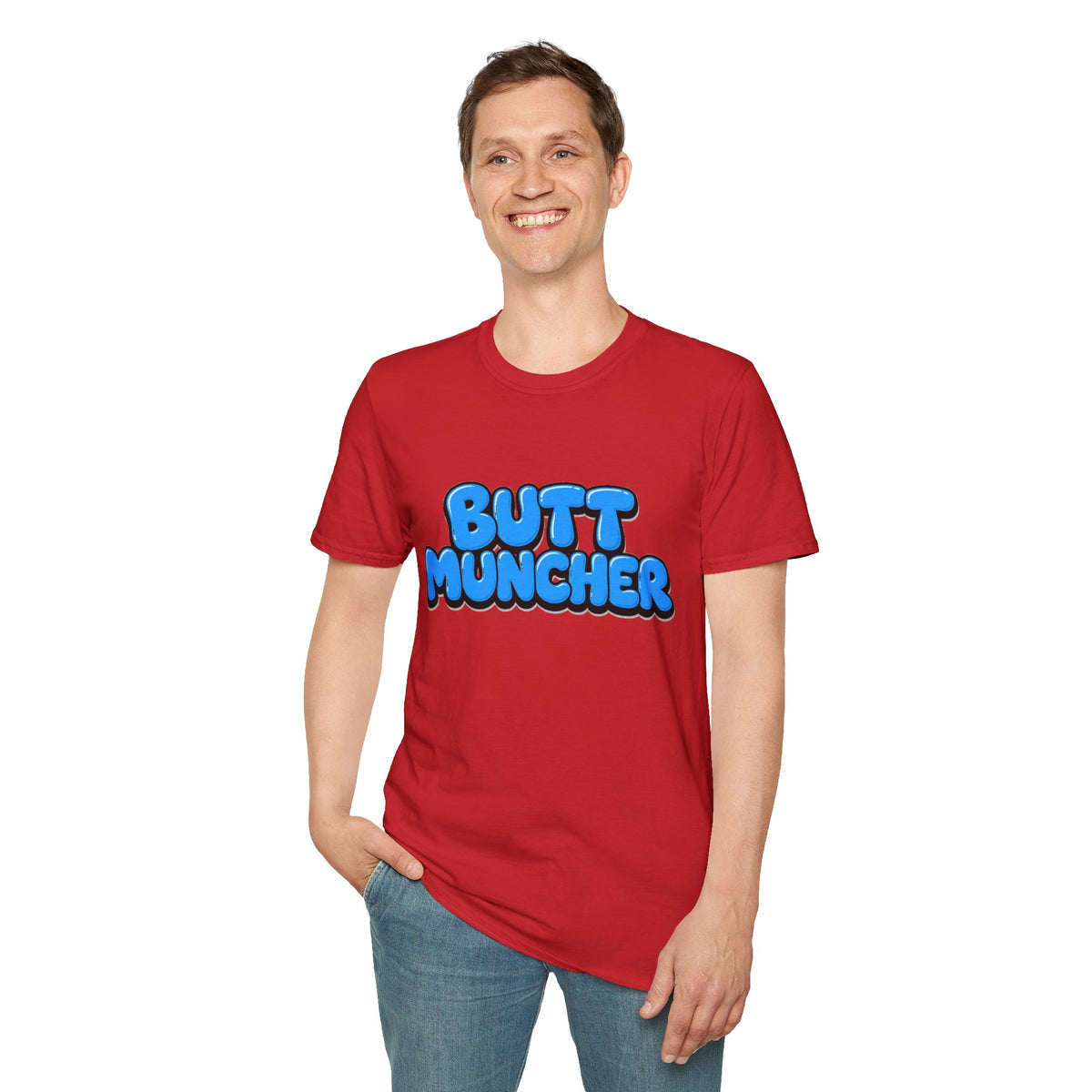 Butt Muncher T-Shirt (Blue)