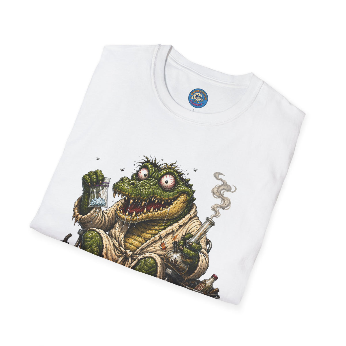 Gator Monster Smoking Pipe T-Shirt