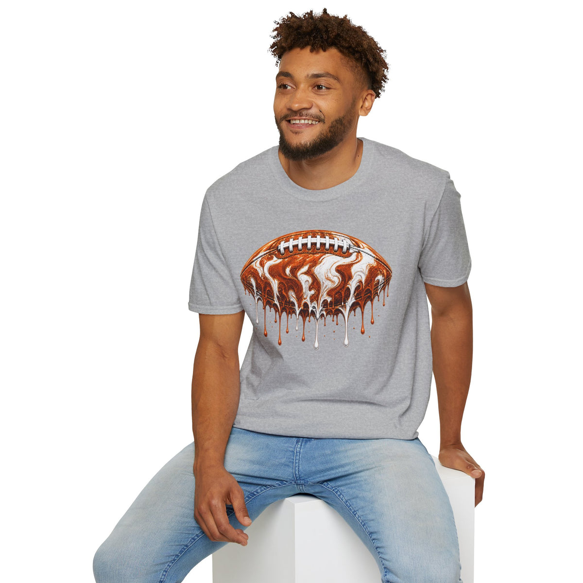 Texas Longhorns Drip Football T-Shirt
