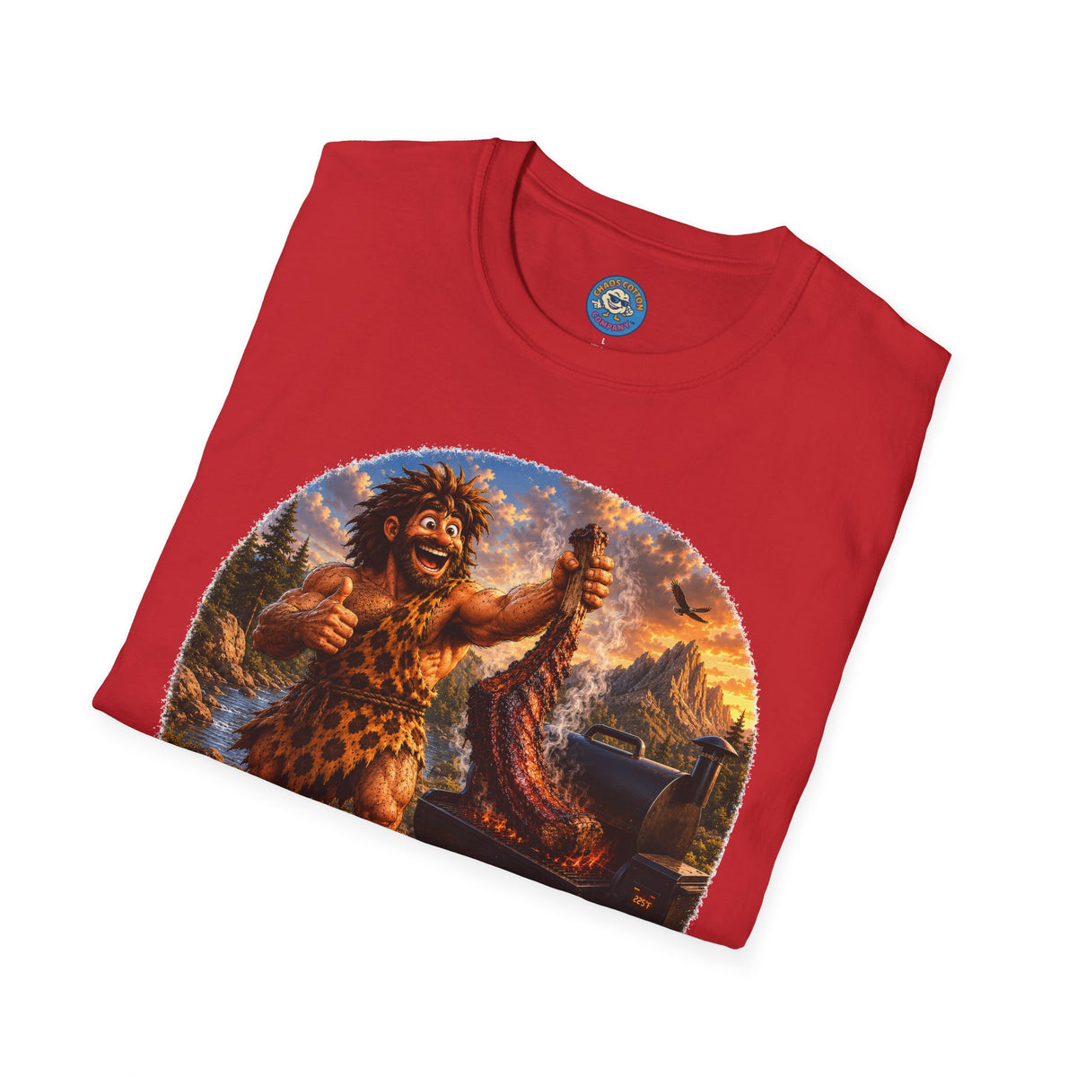 Caveman Grilling T-Shirt
