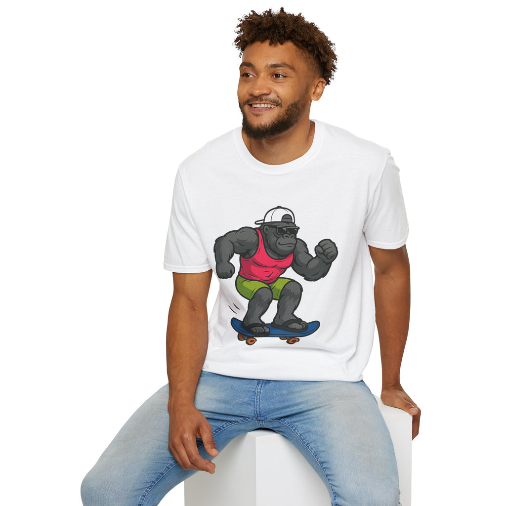 Skateboarding Gorilla T-Shirt