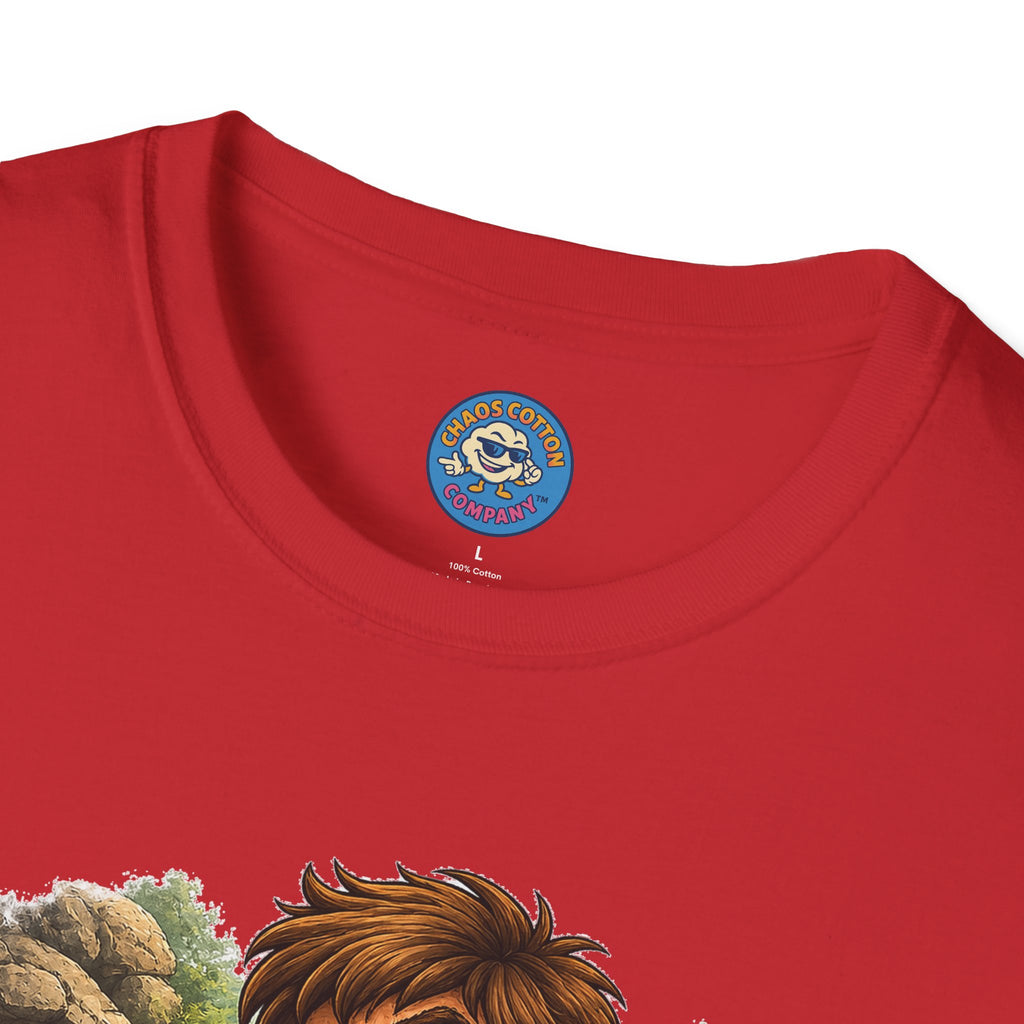 Caveman Discovers a Lighter T-Shirt