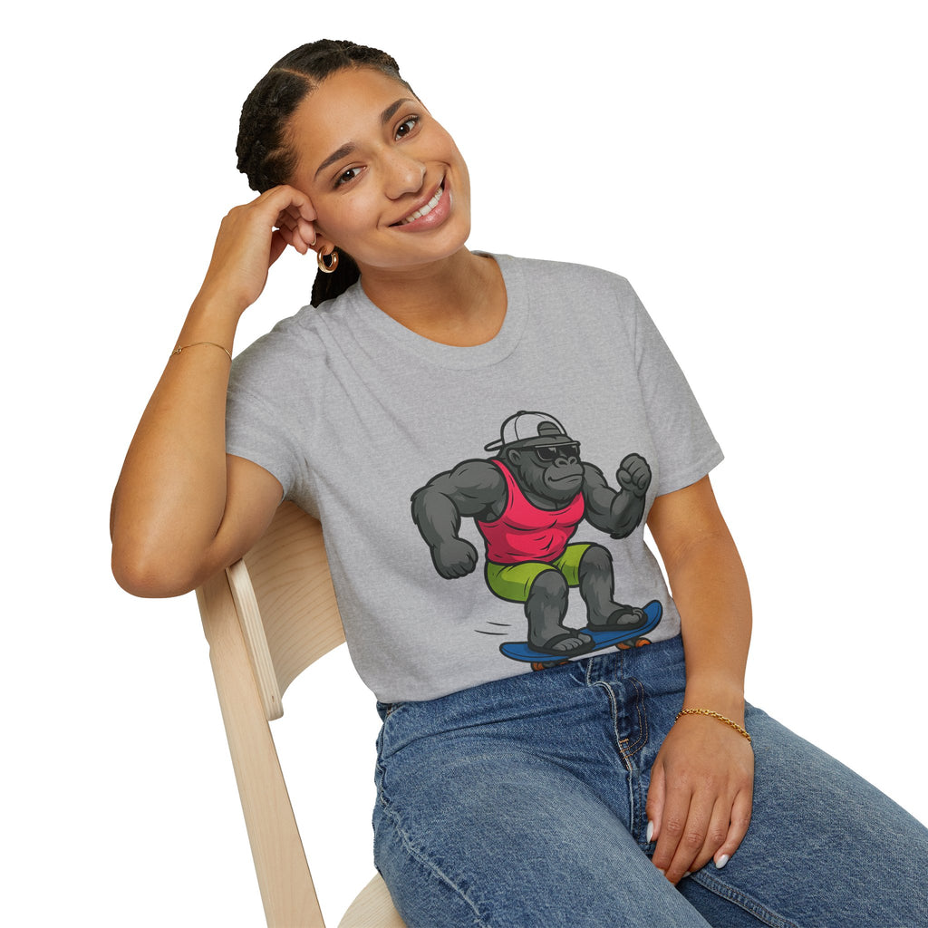 Skateboarding Gorilla T-Shirt