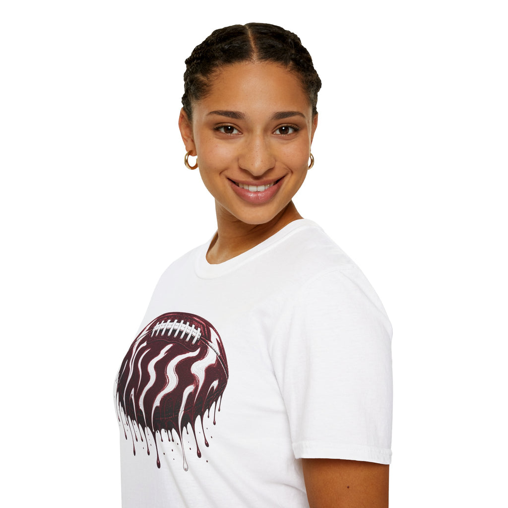 Texas A&M Aggies Drip Football T-Shirt