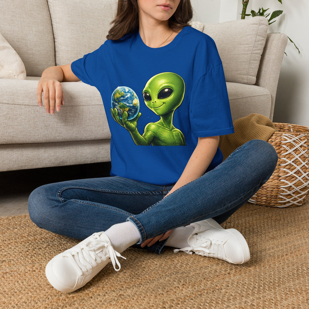 Earth in Their Hands Alien T-Shirt