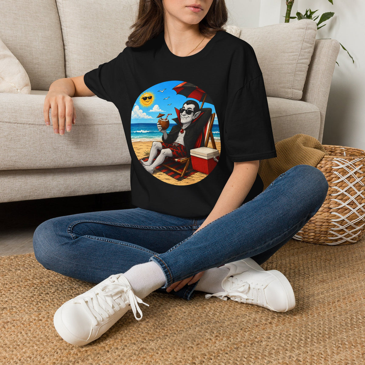 Relaxing Beach Vampire T-Shirt
