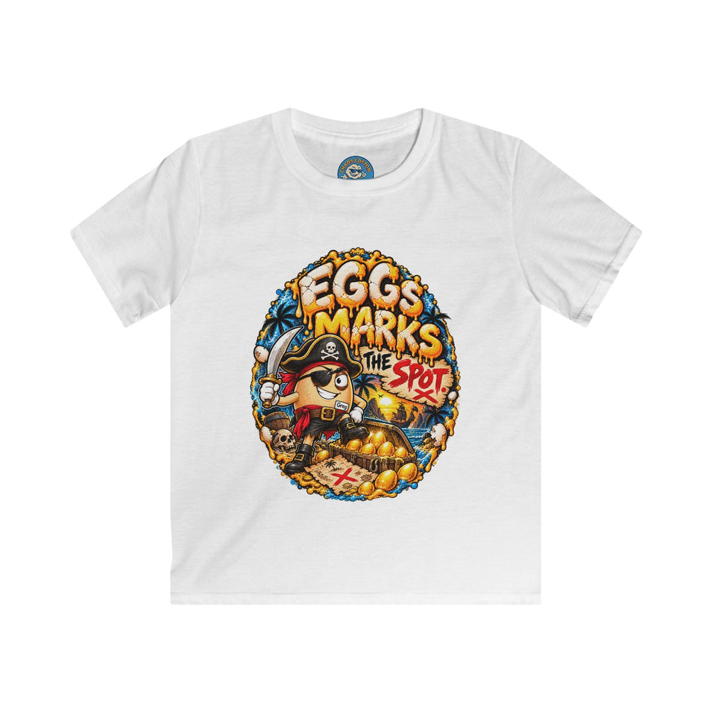 Greg the Egg "Eggs Marks the Spot" Kids T-Shirt