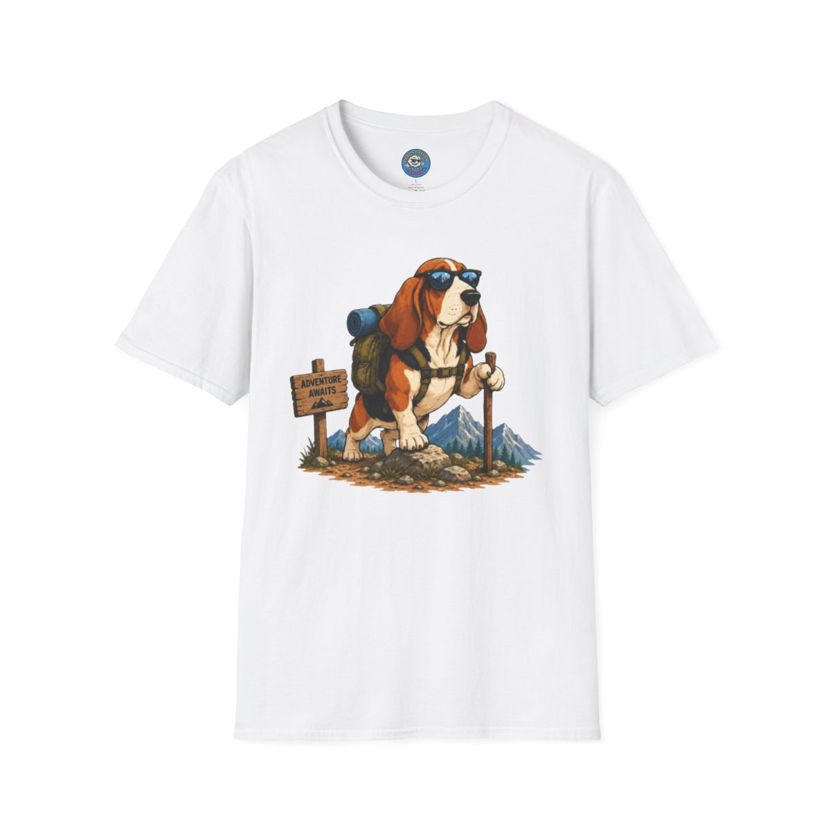 Hiking Basset Hound T-Shirt