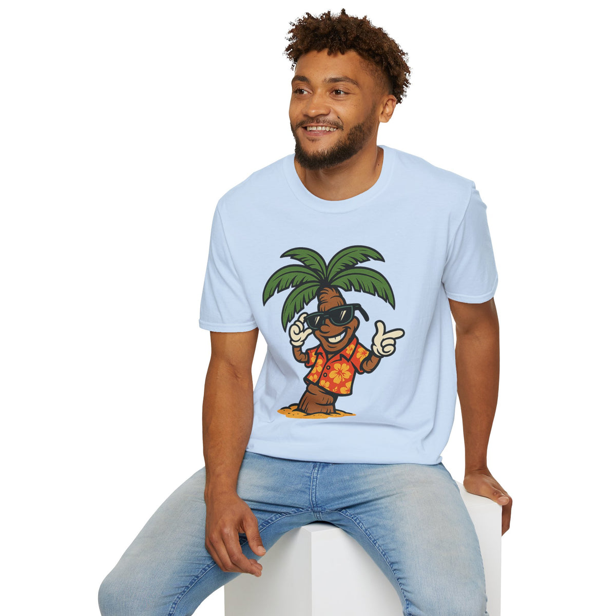Palm Tree Party Dude T-Shirt