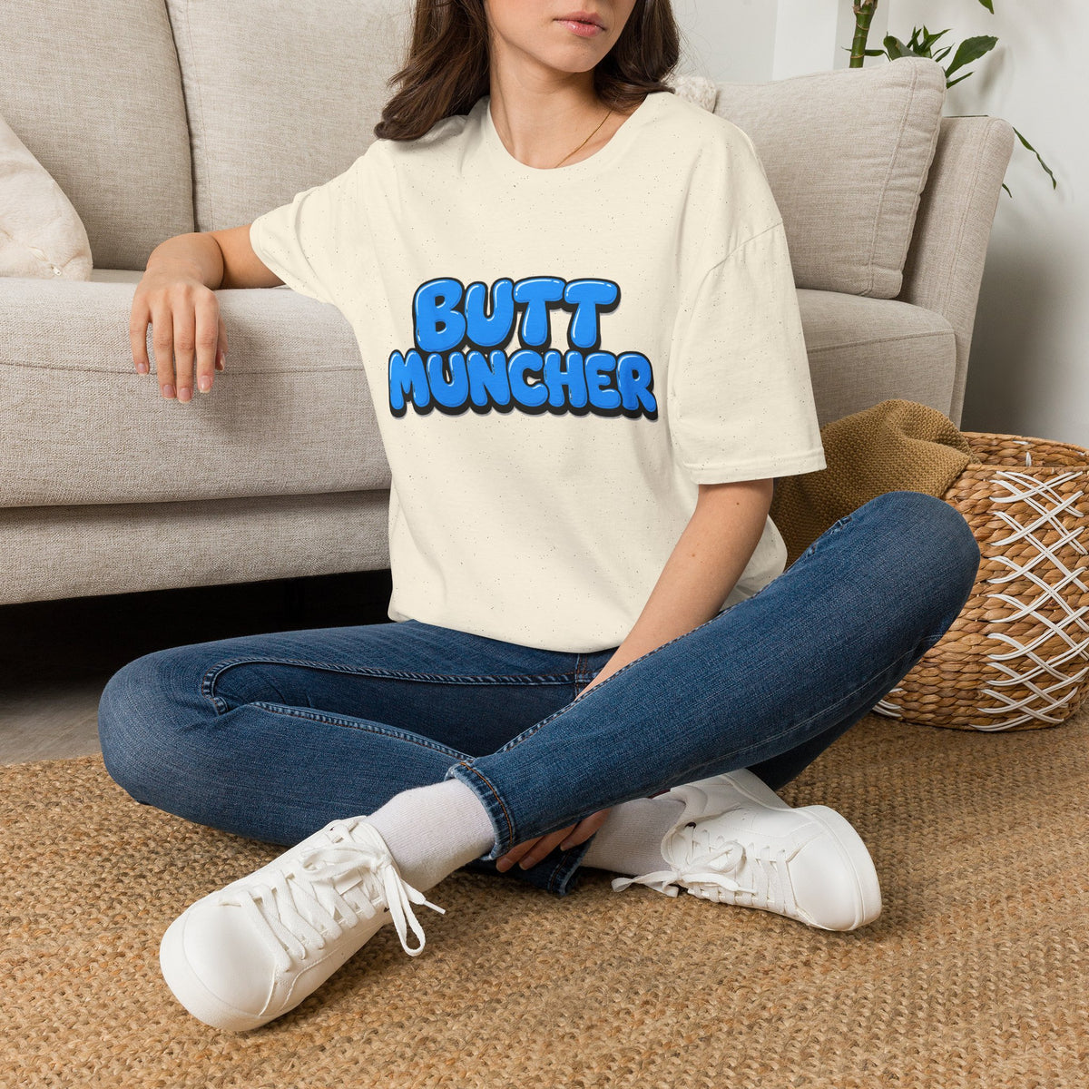 Butt Muncher T-Shirt (Blue)