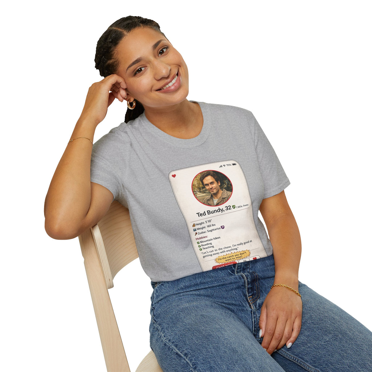 Ted Bundy Dating Profile T-Shirt
