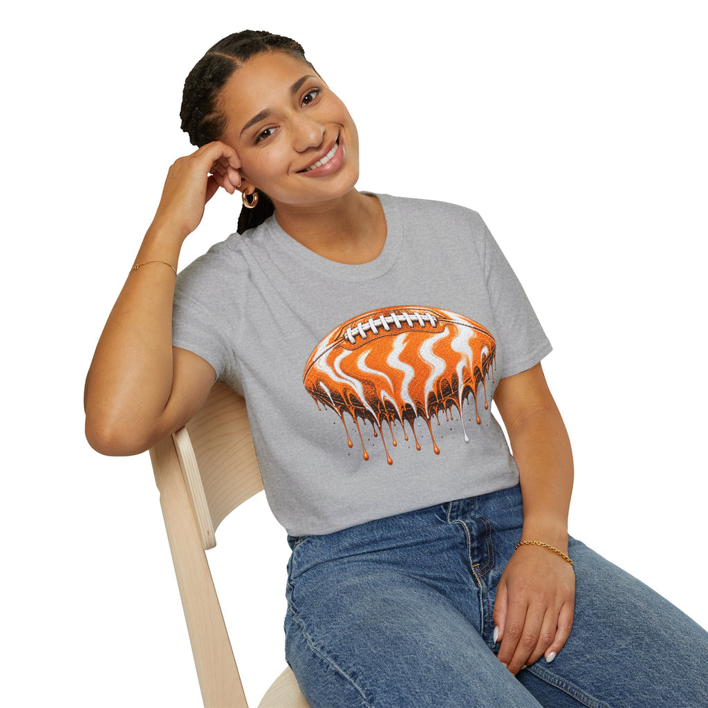Tennessee Volunteers Drip Football T-Shirt
