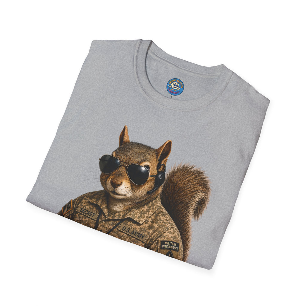 Secret Squirrel Military Intelligence Funny Tactical Squirrel Graphic