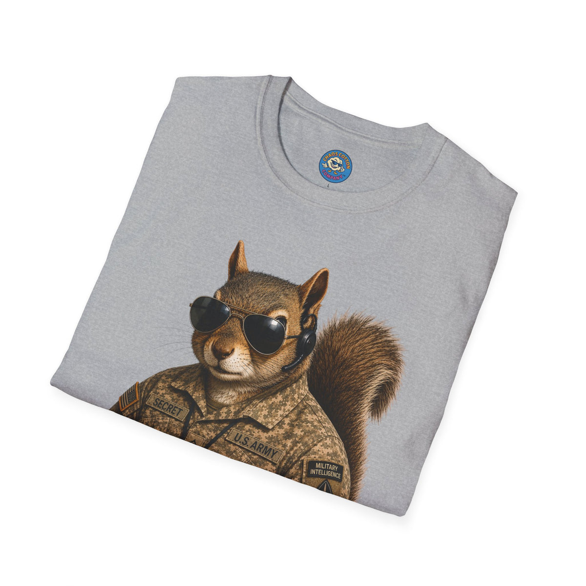 Secret Squirrel Military Intelligence Funny Tactical Squirrel Graphic