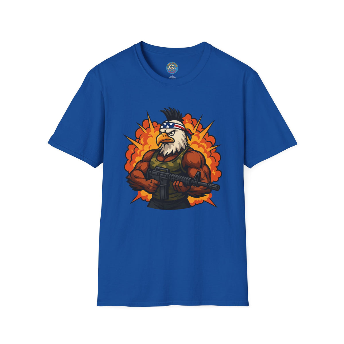 Patriotic Eagle Warrior T-Shirt