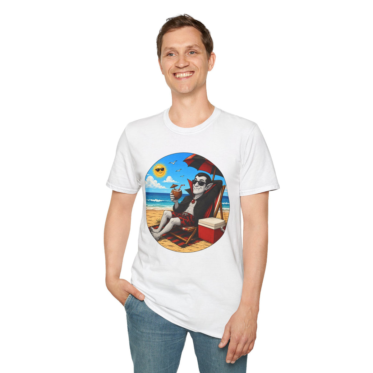 Relaxing Beach Vampire T-Shirt